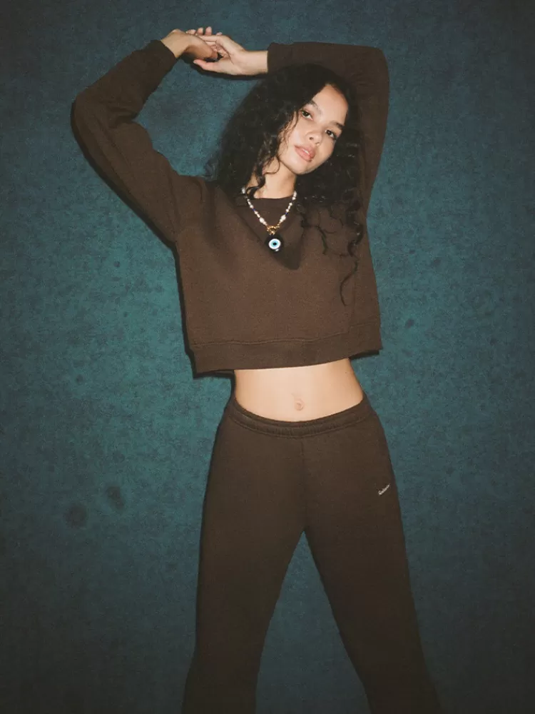 real_sweatpants__chocolate_2.webp Women Réalisation Par Real Sweatpants - Chocolate