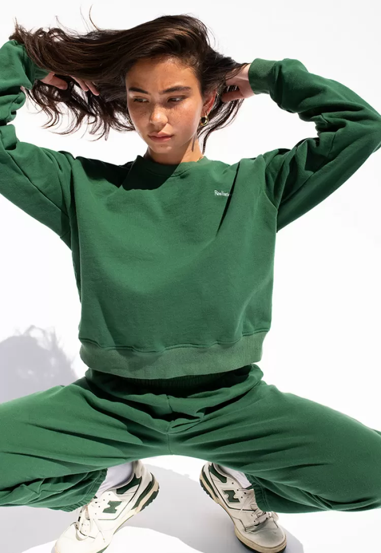 real_sweatpants__green_3.webp Women Réalisation Par Real Sweatpants - Green