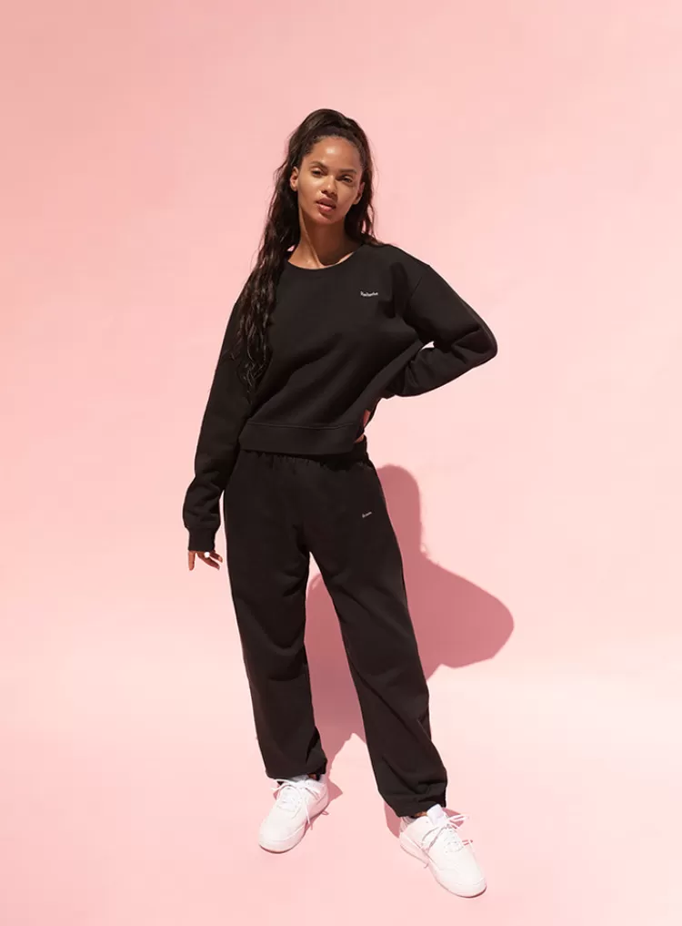 real_sweatshirt__black_4.webp Women Réalisation Par Real Sweatshirt - Black