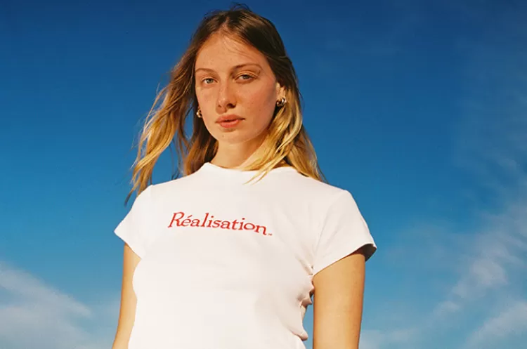 realisation_logo_tee__white_4.webp Women Réalisation Par Realisation Logo Tee - White