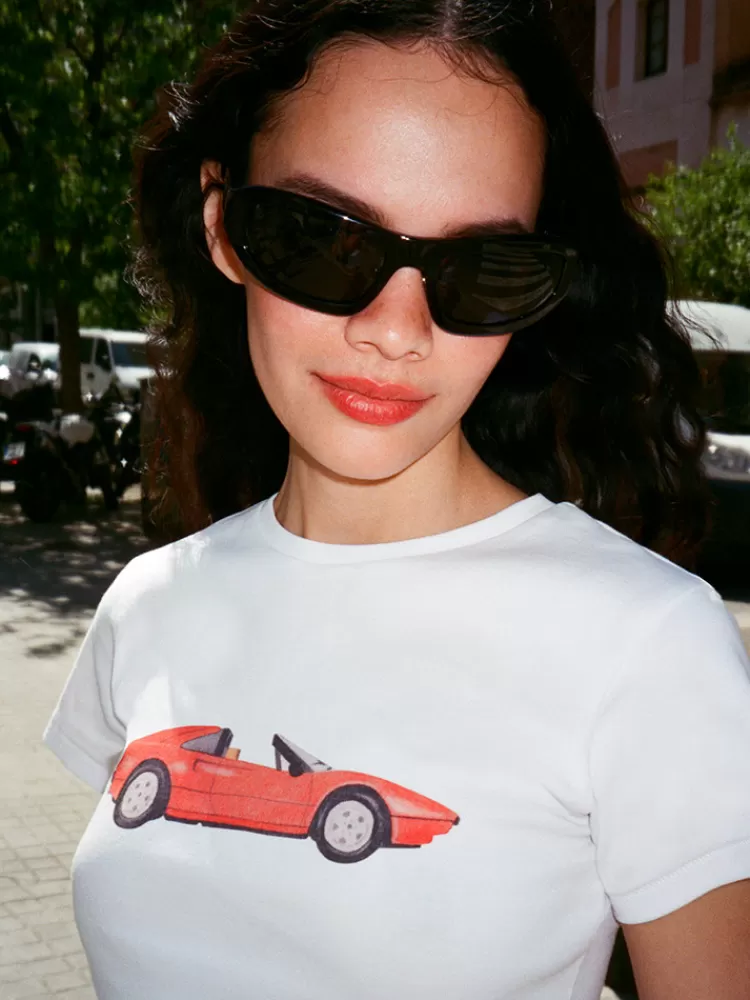 topless_baby_tee__white_4.webp Women Réalisation Par Topless! Baby Tee - White